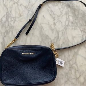 NEW! Women’s Michael Kors navy cross body bag